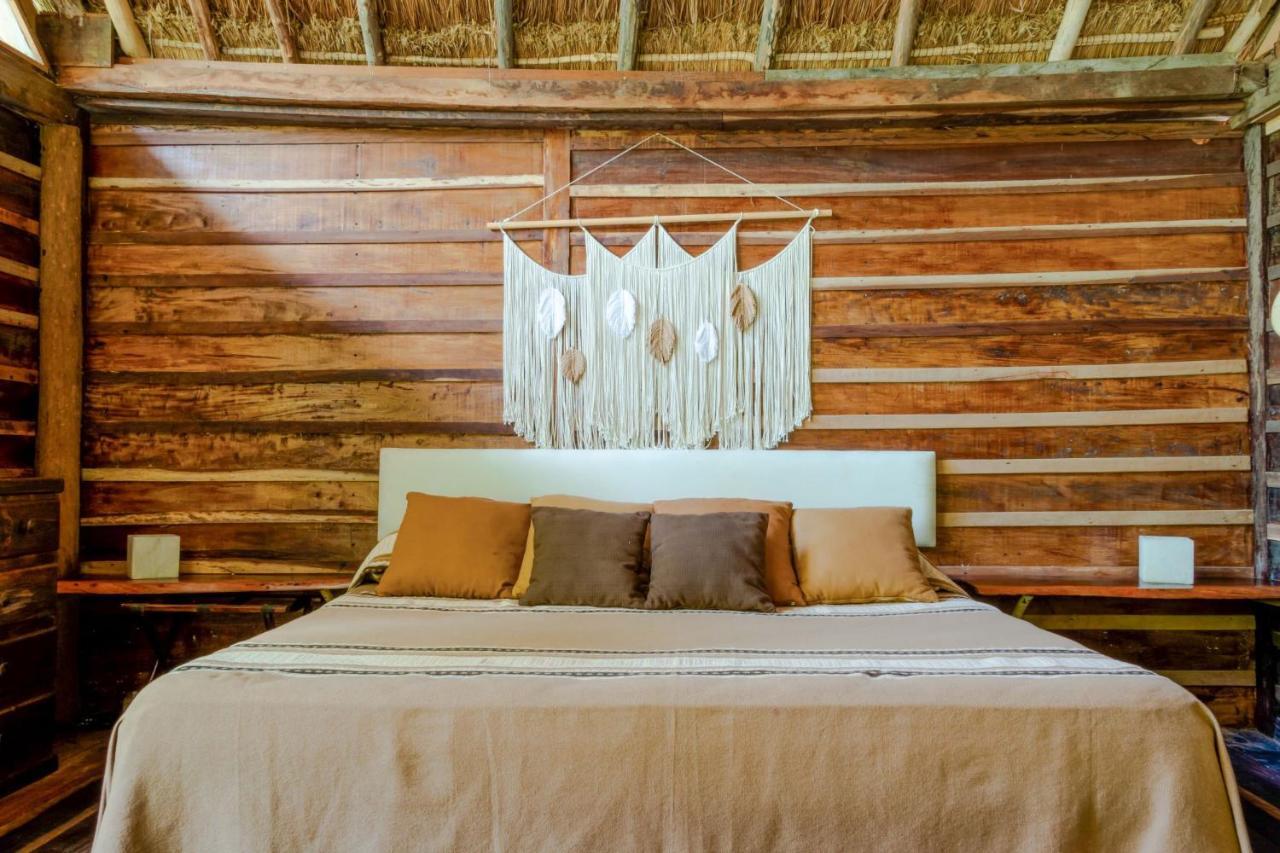 Madre Tierra Eco Habitat Pensionat Puerto Morelos Exteriör bild