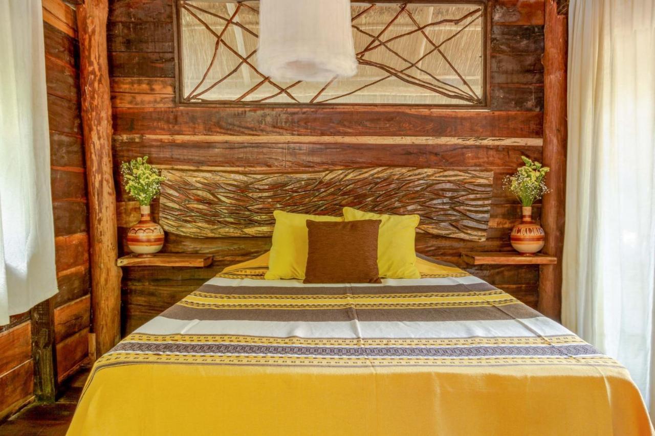 Madre Tierra Eco Habitat Pensionat Puerto Morelos Exteriör bild